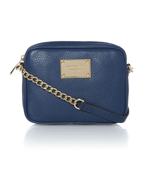 michael kors bags blue color|michael kors navy crossbody bag.